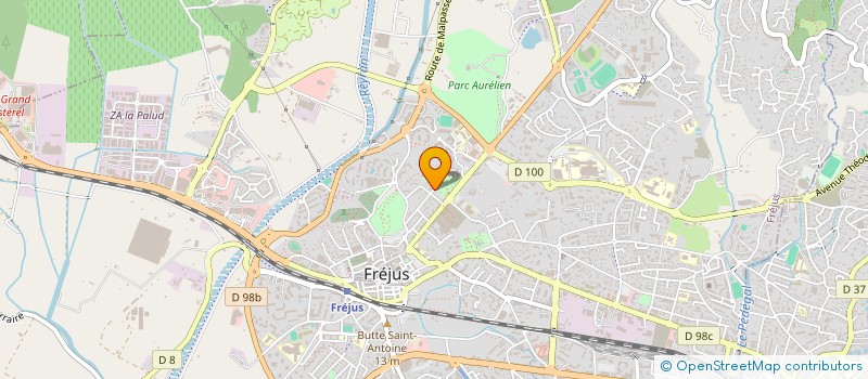 localisation de l'entreprise MADAME STEPHANIE CHALAYE à FREJUS