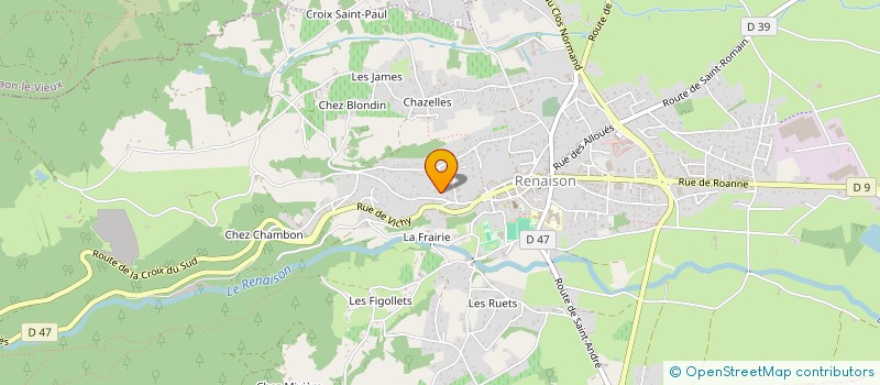 localisation de l'entreprise MADAME STEPHANIE CHAMBONNIERE à RENAISON