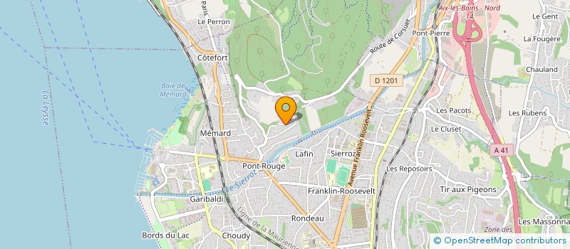 localisation de l'entreprise MADAME STEPHANIE CHAMBROY  AIX-LES-BAINS