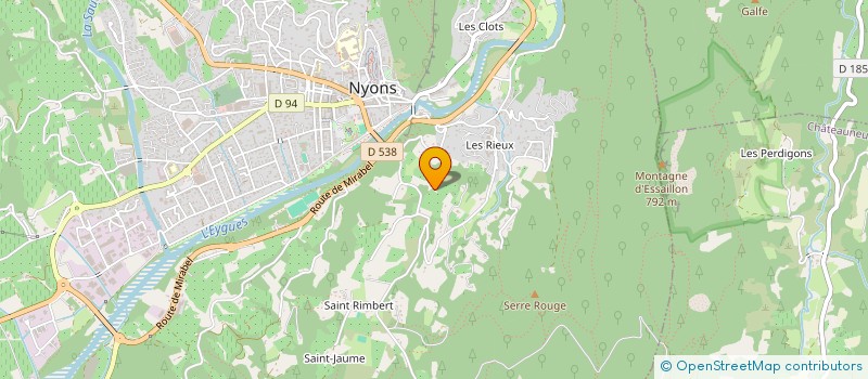 localisation de l'entreprise MADAME STEPHANIE CHAPPA  NYONS