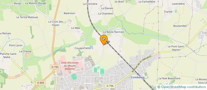 localisation de l'entreprise MADAME STEPHANIE CHARMOIS  COMBOURG