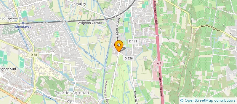 localisation de l'entreprise MADAME STEPHANIE CHATEL  MORIERES-LES-AVIGNON