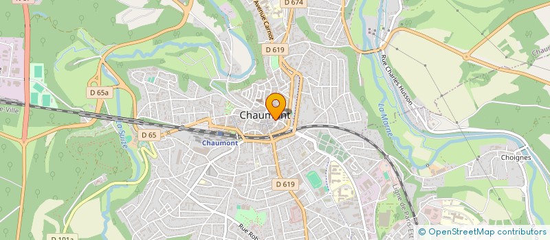 localisation de l'entreprise MADAME STEPHANIE CHAUDRON à CHAUMONT
