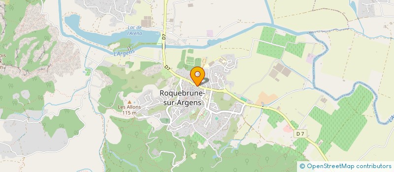 localisation de l'entreprise MADAME STEPHANIE CHAUMETTE à ROQUEBRUNE-SUR-ARGENS