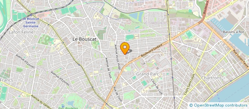 localisation de l'entreprise MADAME STEPHANIE CHAUSSADE  LE BOUSCAT