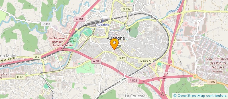 localisation de l'entreprise MADAME STEPHANIE CHAUVET à AUBAGNE