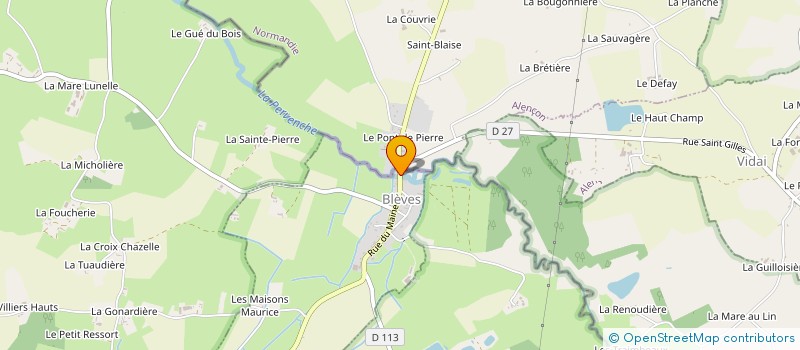 localisation de l'entreprise MADAME STEPHANIE CHENAUX  BLEVES