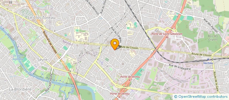 localisation de l'entreprise MADAME STEPHANIE CHERON  VERTOU