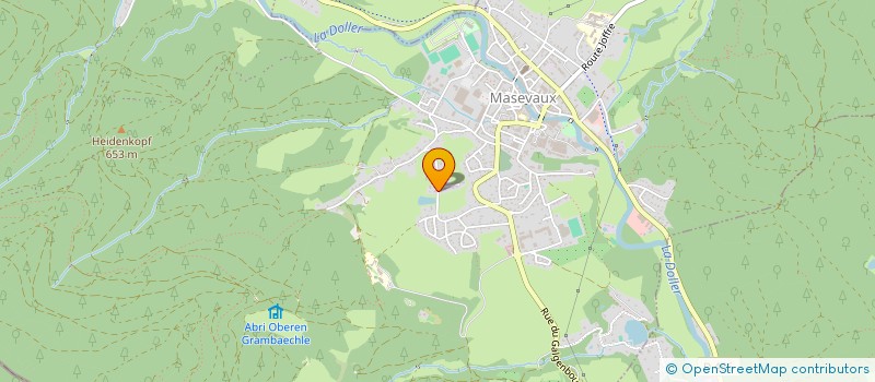 localisation de l'entreprise MADAME STEPHANIE CHEVALIER  MASEVAUX-NIEDERBRUCK