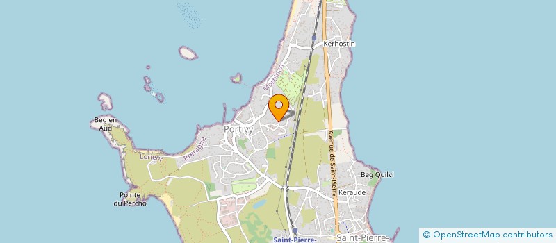 localisation de l'entreprise MADAME STEPHANIE CHEVALLIER  SAINT-PIERRE-QUIBERON