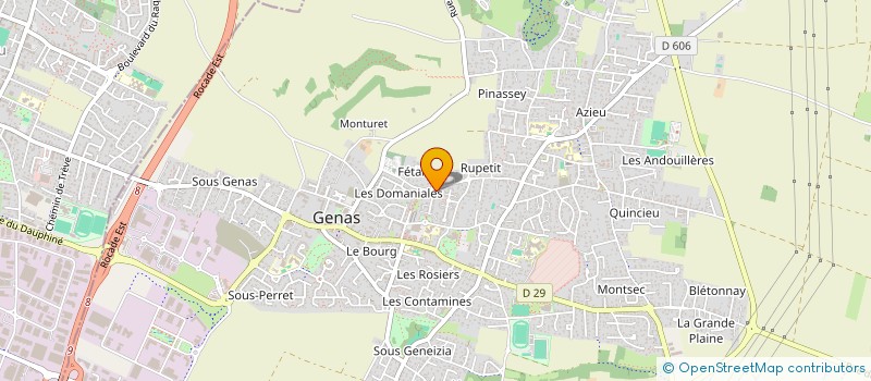 localisation de l'entreprise MADAME STEPHANIE CHEVILLIARD  GENAS