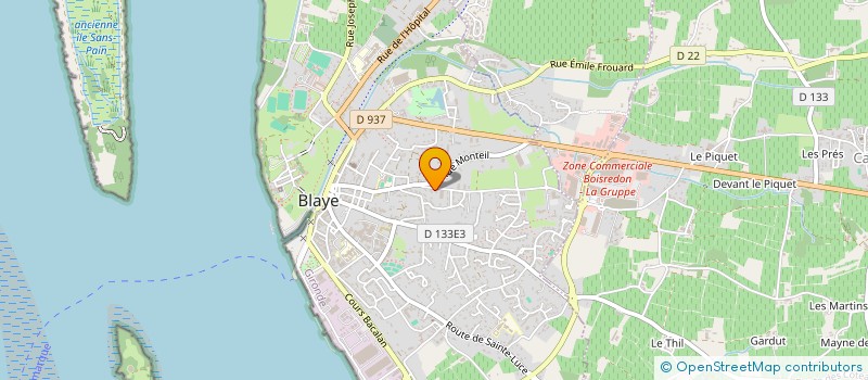 localisation de l'entreprise MADAME STEPHANIE CHEVILLON à BLAYE