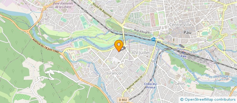 localisation de l'entreprise MADAME STEPHANIE CHEYROL  JURANCON