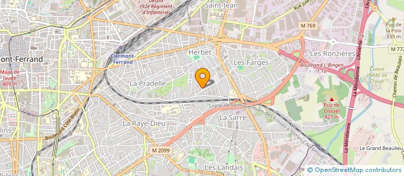 localisation de l'entreprise MADAME STEPHANIE CHICH  CLERMONT-FERRAND