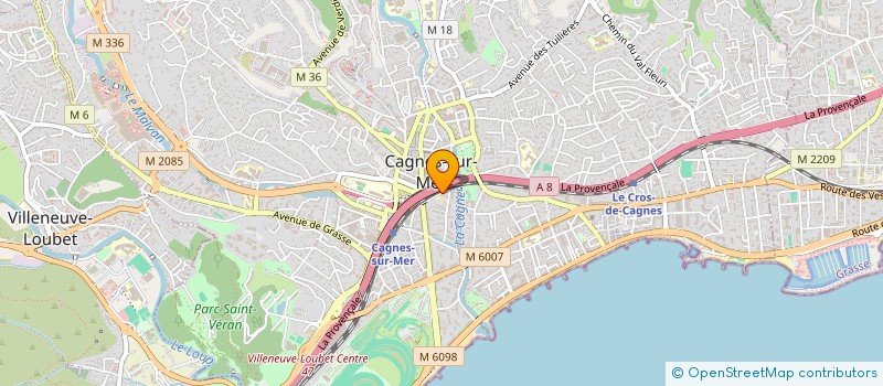 localisation de l'entreprise MADAME STEPHANIE CHIROL à CAGNES-SUR-MER