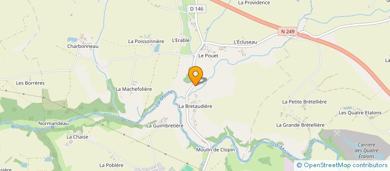 localisation de l'entreprise MADAME STEPHANIE CHIRON  SEVREMOINE