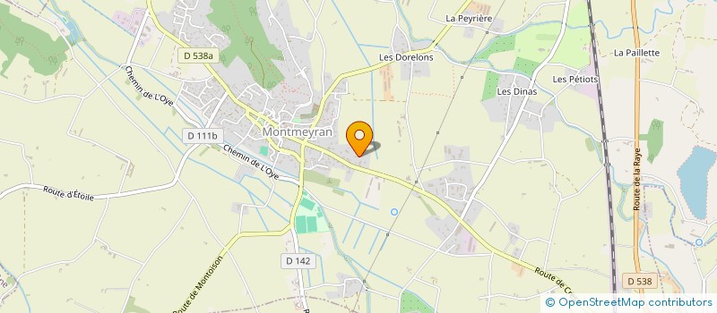 localisation de l'entreprise MADAME STEPHANIE CHOGNARD  MONTMEYRAN