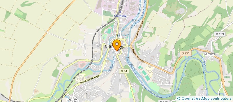 localisation de l'entreprise MADAME STEPHANIE CHOLET à CLAMECY