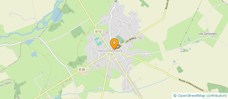 localisation de l'entreprise MADAME STEPHANIE CHOPINEAU  HENRICHEMONT