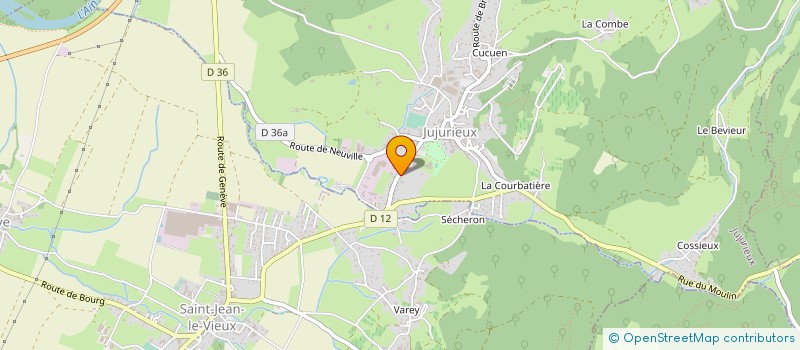 localisation de l'entreprise MADAME STEPHANIE CHOPLIN à JUJURIEUX