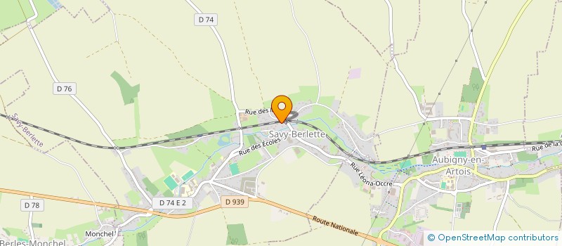 localisation de l'entreprise MADAME STEPHANIE CHOQUET  SAVY-BERLETTE