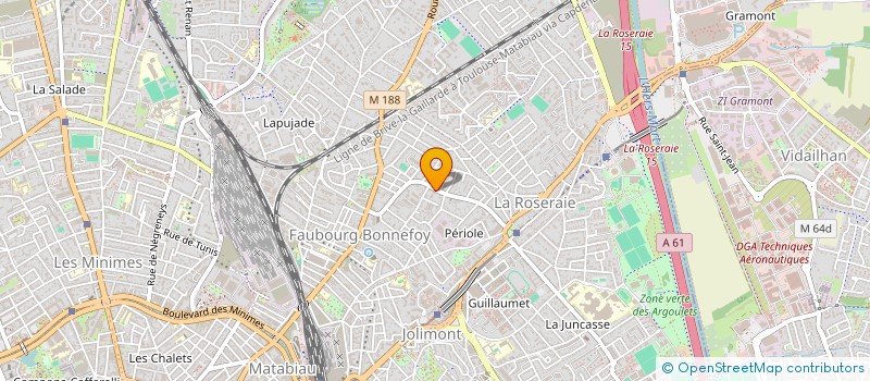 localisation de l'entreprise MADAME STEPHANIE CHOURAQUI  TOULOUSE