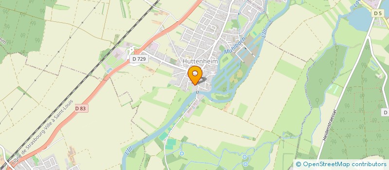 localisation de l'entreprise MADAME STEPHANIE CHRIST  HUTTENHEIM