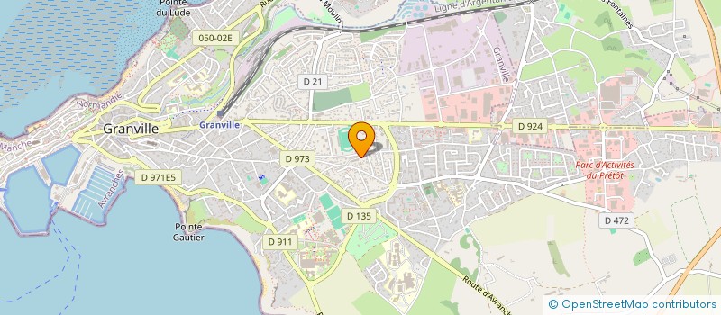 localisation de l'entreprise MADAME STEPHANIE CHRISTELLE ANNE  GRANVILLE