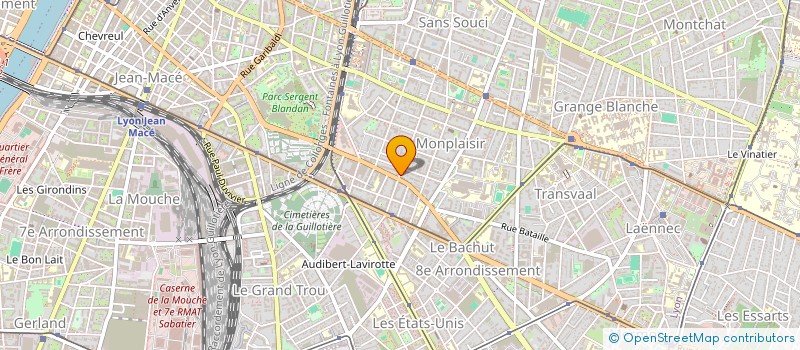 localisation de l'entreprise MADAME STEPHANIE CHRISTELLE UBELMANN  LYON