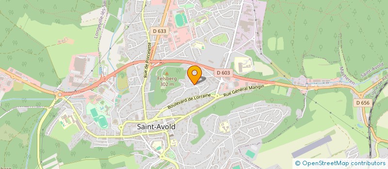 localisation de l'entreprise MADAME STEPHANIE CHRISTOPHE  SAINT-AVOLD