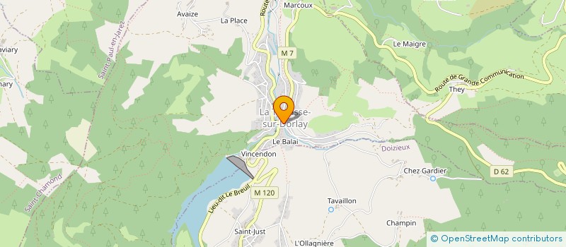 localisation de l'entreprise MADAME STEPHANIE CIACCI  LA TERRASSE-SUR-DORLAY