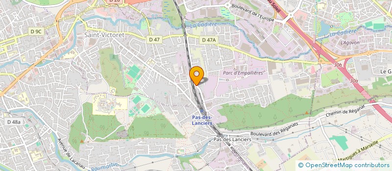 localisation de l'entreprise MADAME STEPHANIE CIARAVINO  SAINT-VICTORET