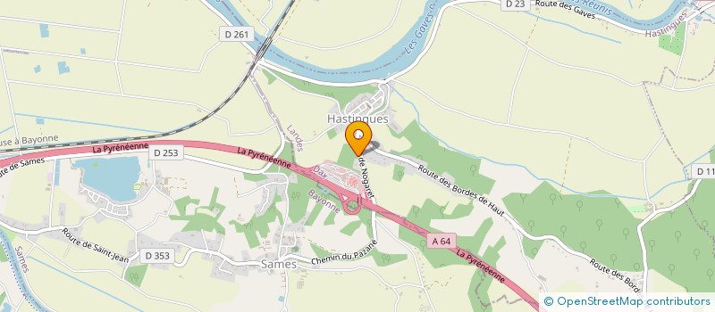 localisation de l'entreprise MADAME STEPHANIE CIOLINA  HASTINGUES