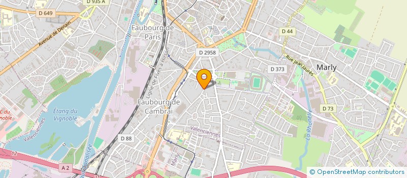 localisation de l'entreprise MADAME STEPHANIE CLAIRBAUX à VALENCIENNES