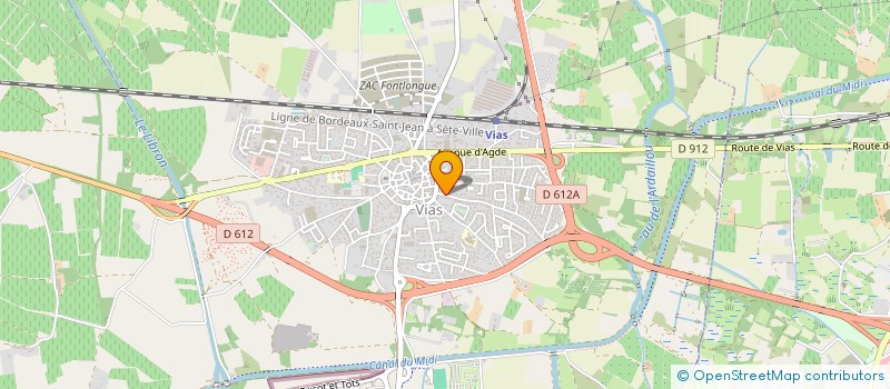 localisation de l'entreprise MADAME STEPHANIE CLAIRET  VIAS