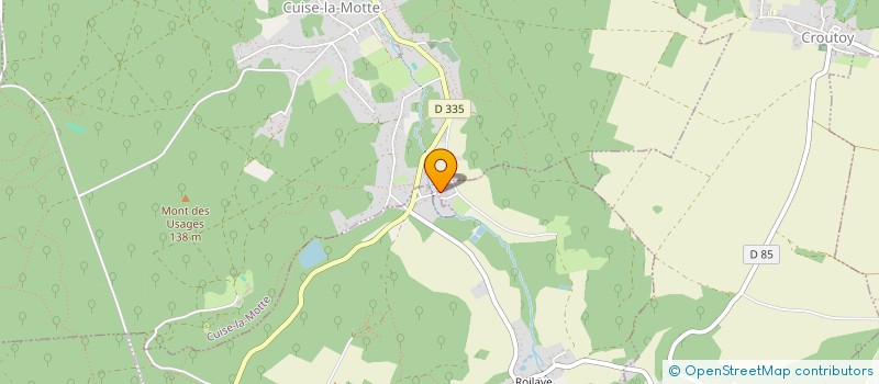 localisation de l'entreprise MADAME STEPHANIE CLARET  SAINT-ETIENNE-ROILAYE