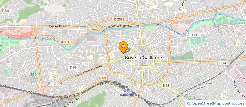 localisation de l'entreprise MADAME STEPHANIE CLAUX  BRIVE-LA-GAILLARDE