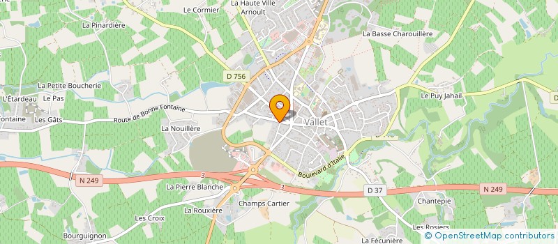 localisation de l'entreprise MADAME STEPHANIE CLAVIER à LE PALLET