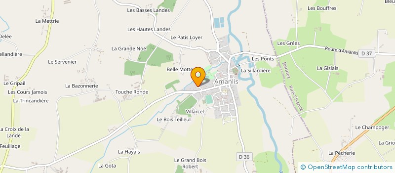 localisation de l'entreprise MADAME STEPHANIE CLEMENT  CHATEAUGIRON