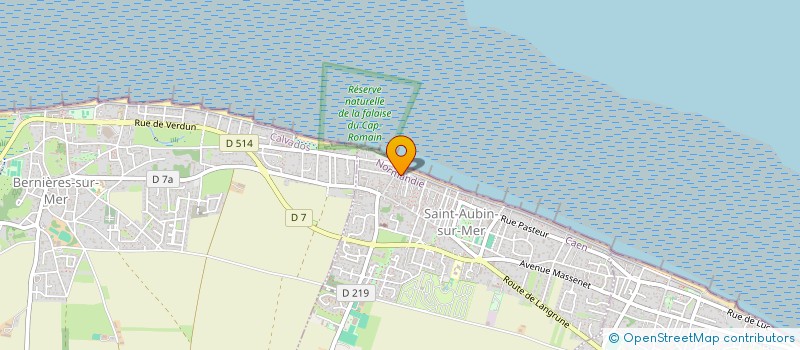 localisation de l'entreprise MADAME STEPHANIE CLERAMBOSQ  SAINT-AUBIN-SUR-MER