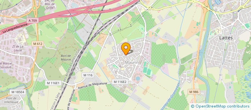 localisation de l'entreprise MADAME STEPHANIE CLOT  LATTES