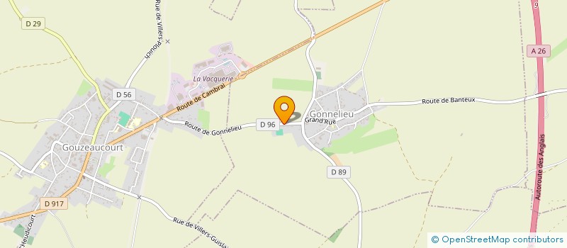 localisation de l'entreprise MADAME STEPHANIE COCRELLE  GONNELIEU