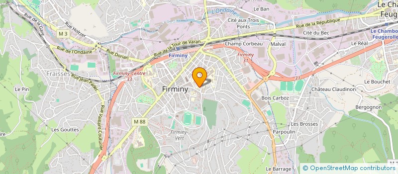 localisation de l'entreprise MADAME STEPHANIE COELHO  FIRMINY