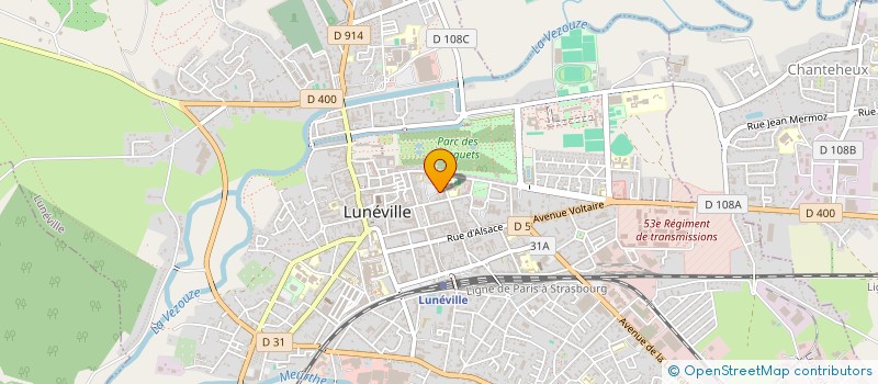 localisation de l'entreprise MADAME STEPHANIE COLEY  LUNEVILLE