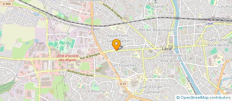 localisation de l'entreprise MADAME STEPHANIE COLLET à LAVAL
