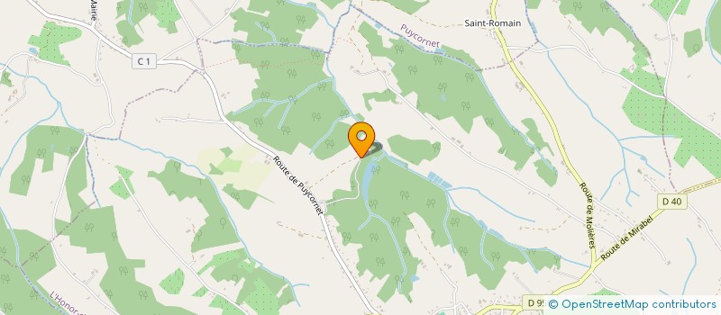 localisation de l'entreprise MADAME STEPHANIE COLLIGNON  L'HONOR-DE-COS