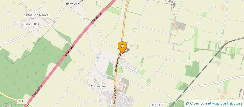 localisation de l'entreprise MADAME STEPHANIE COLLIN  BEAUVOIR-SUR-NIORT