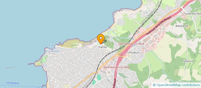 localisation de l'entreprise MADAME STEPHANIE COLLONGUE à SAINT-JEAN-DE-LUZ