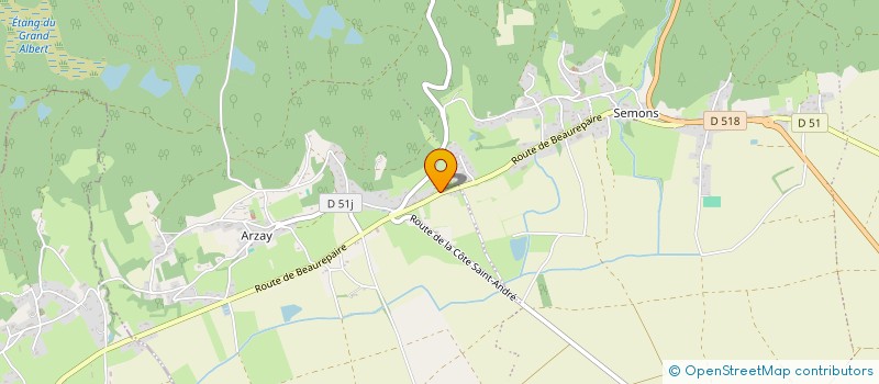 localisation de l'entreprise MADAME STEPHANIE COLOMB  PORTE-DES-BONNEVAUX