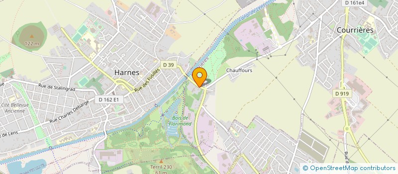 localisation de l'entreprise MADAME STEPHANIE COPIN  COURRIERES